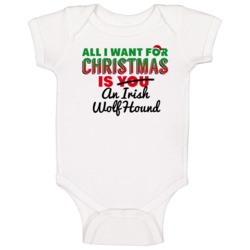 All I Want For Christmas Is An Irish Wolfhound Funny Cute Holiday Gift All I Want For Christmas Is An Irish Wolfhound Funny Cute Holiday Gift