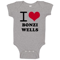 I Heart Bonzi Wells Love Memphis Basketball Sports Baby One Piece I Heart Bonzi Wells Love Memphis Basketball Sports Baby One Piece