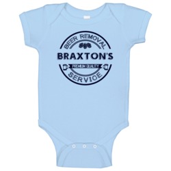 Braxton's Beer Removal Service Personalized Party Baby One Piece Braxton's Beer Removal Service Personalized Party Baby One Piece