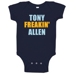 Freakin' Tony Allen Memphis Basketball Sports Baby One Piece Freakin' Tony Allen Memphis Basketball Sports Baby One Piece