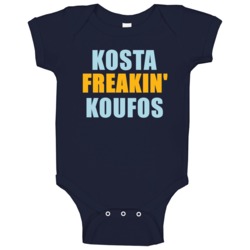 Freakin' Kosta Koufos Memphis Basketball Sports Baby One Piece Freakin' Kosta Koufos Memphis Basketball Sports Baby One Piece