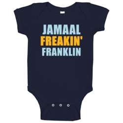 Freakin' Jamaal Franklin Memphis Basketball Sports Baby One Piece Freakin' Jamaal Franklin Memphis Basketball Sports Baby One Piece