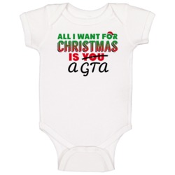 All I Want For Christmas Is A Gta Favorite Dream Car Holiday Gift Baby All I Want For Christmas Is A Gta Favorite Dream Car Holiday Gift Baby