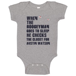 Austin Watson Boogeyman Nashville Hockey Sports Baby One Piece Austin Watson Boogeyman Nashville Hockey Sports Baby One Piece