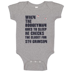 Stu Grimson Boogeyman Nashville Hockey Sports Baby One Piece Stu Grimson Boogeyman Nashville Hockey Sports Baby One Piece