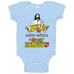 Jesus And Austin Watson Nashville Hockey Sports Baby One Piece Jesus And Austin Watson Nashville Hockey Sports Baby One Piece