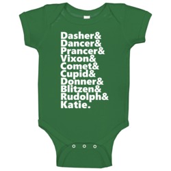 Reindeer Rudolph And Katie Personalized First Name Holiday Gift Baby O Reindeer Rudolph And Katie Personalized First Name Holiday Gift Baby O