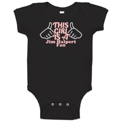 This Girl Is A Jim Halpert Fan Tv Baby One Piece This Girl Is A Jim Halpert Fan Tv Baby One Piece
