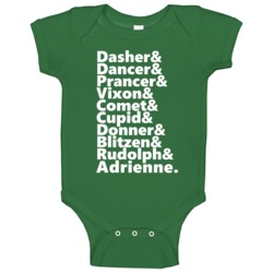 Reindeer Rudolph And Adrienne Personalized First Name Holiday Gift Bab Reindeer Rudolph And Adrienne Personalized First Name Holiday Gift Bab