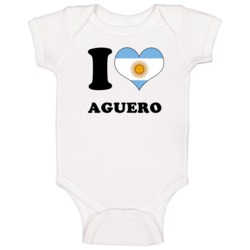 Sergio Aguero Argentina Fw I Love Heart Ladies Football Soccer World C Sergio Aguero Argentina Fw I Love Heart Ladies Football Soccer World C