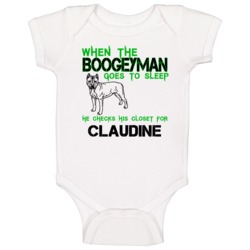 Claudine Pitbull Boogeyman Bogeyman Lover Baby One Piece Claudine Pitbull Boogeyman Bogeyman Lover Baby One Piece