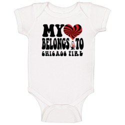 My Heart Belongs To Chicago Fire Tv Baby One Piece My Heart Belongs To Chicago Fire Tv Baby One Piece