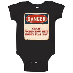 Danger Crazy Foodnation With Bobby Flay Fan Tv Show Baby One Piece Danger Crazy Foodnation With Bobby Flay Fan Tv Show Baby One Piece