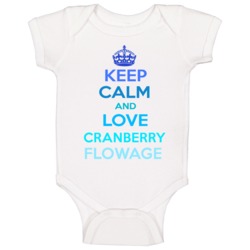 Keep Calm And Love Cranberry Flowage Wisconsin Baby One Piece Keep Calm And Love Cranberry Flowage Wisconsin Baby One Piece