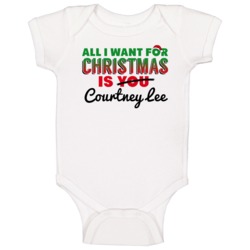 Courtney Lee All I Want For Christmas Boston Basketball Baby One Piece Courtney Lee All I Want For Christmas Boston Basketball Baby One Piece