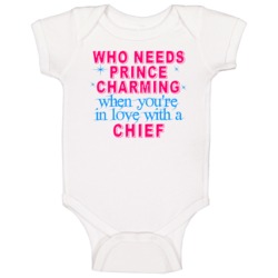 In Love With A Chief Cute Occupation Baby One Piece In Love With A Chief Cute Occupation Baby One Piece