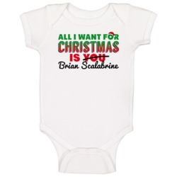 Brian Scalabrine All I Want For Christmas Boston Basketball Baby One P Brian Scalabrine All I Want For Christmas Boston Basketball Baby One P