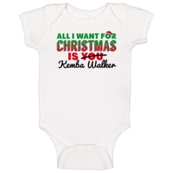 Kemba Walker All I Want For Christmas Charlotte Basketball Baby One Pi Kemba Walker All I Want For Christmas Charlotte Basketball Baby One Pi