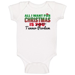 All I Want For Christmas Is Tanner Purdum New York Ny Football Fan Bab All I Want For Christmas Is Tanner Purdum New York Ny Football Fan Bab