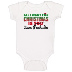Zaza Pachulia All I Want For Christmas Dallas Basketball Baby One Piec Zaza Pachulia All I Want For Christmas Dallas Basketball Baby One Piec
