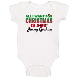 All I Want For Christmas Is Jimmy Graham Seattle Football Fan Baby One All I Want For Christmas Is Jimmy Graham Seattle Football Fan Baby One