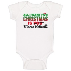 Marco Belinelli All I Want For Christmas Golden State Basketball Baby Marco Belinelli All I Want For Christmas Golden State Basketball Baby