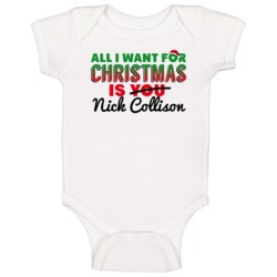 Nick Collison All I Want For Christmas Oklahoma City Basketball Baby O Nick Collison All I Want For Christmas Oklahoma City Basketball Baby O