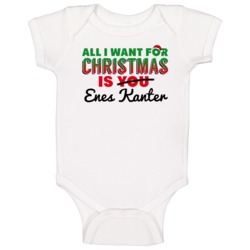 Enes Kanter All I Want For Christmas Oklahoma City Basketball Baby One Enes Kanter All I Want For Christmas Oklahoma City Basketball Baby One