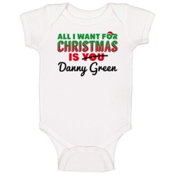 Danny Green All I Want For Christmas San Antonio Basketball Baby One P Danny Green All I Want For Christmas San Antonio Basketball Baby One P