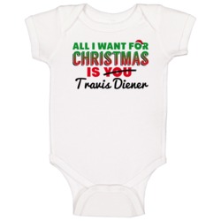 Travis Diener All I Want For Christmas Portland Basketball Baby One Pi Travis Diener All I Want For Christmas Portland Basketball Baby One Pi