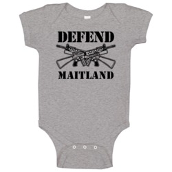 Defend Maitland Australia 2nd Amendment Cool Baby One Piece Defend Maitland Australia 2nd Amendment Cool Baby One Piece