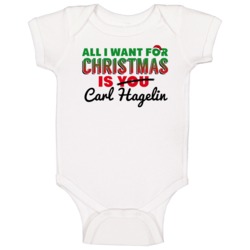 All I Want For Christmas Is Carl Hagelin New York Ny Hockey Fan Baby O All I Want For Christmas Is Carl Hagelin New York Ny Hockey Fan Baby O