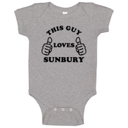 This Guy Loves Sunbury Australia Funny Cool City Baby One Piece This Guy Loves Sunbury Australia Funny Cool City Baby One Piece