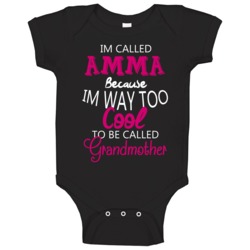 Im Called Amma Because Im Too Cool Icelandic Grandmother Baby One Pie Im Called Amma Because Im Too Cool Icelandic Grandmother Baby One Pie