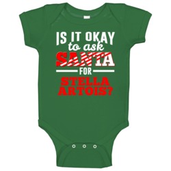 Ask Santa For Stella Artois Christmas Wishlist Party Gift Baby One Pie Ask Santa For Stella Artois Christmas Wishlist Party Gift Baby One Pie
