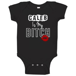 Caleb Is My Slave Funny Name Baby One Piece Caleb Is My Slave Funny Name Baby One Piece