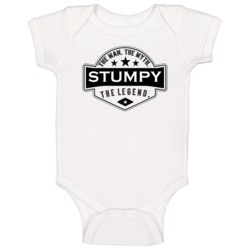 Stumpy Man Myth Legend Trendy Logo Label Style Cool Name Baby One Piec Stumpy Man Myth Legend Trendy Logo Label Style Cool Name Baby One Piec