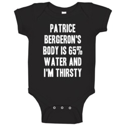 Patrice Bergeron Body Is Water Thirsty Love Boston Hockey Player Fan B Patrice Bergeron Body Is Water Thirsty Love Boston Hockey Player Fan B