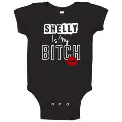 Shelly Is My Slave Funny Name Baby One Piece Shelly Is My Slave Funny Name Baby One Piece