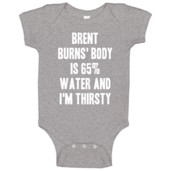 Brent Burns Body Is Water Thirsty Love Minnesota Hockey Player Fan Bab Brent Burns Body Is Water Thirsty Love Minnesota Hockey Player Fan Bab