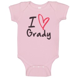 Grady Love Heart Valentines Day Cute Custom Name Trending Baby One Pie Grady Love Heart Valentines Day Cute Custom Name Trending Baby One Pie