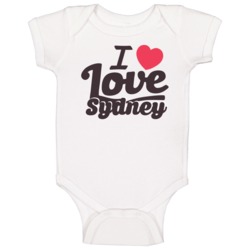 Sydney I Love Boyfriend Girlfriend First Name Cool Valentines Baby One Sydney I Love Boyfriend Girlfriend First Name Cool Valentines Baby One