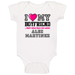 Love My Boyfriend Alec Martinez Los Angeles Hockey Player Fan Baby One Love My Boyfriend Alec Martinez Los Angeles Hockey Player Fan Baby One