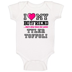 Love My Boyfriend Tyler Toffoli Los Angeles Hockey Player Fan Baby One Love My Boyfriend Tyler Toffoli Los Angeles Hockey Player Fan Baby One