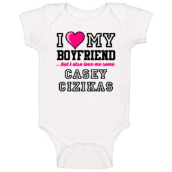 Love My Boyfriend Casey Cizikas New York Hockey Player Fan Baby One Pi Love My Boyfriend Casey Cizikas New York Hockey Player Fan Baby One Pi