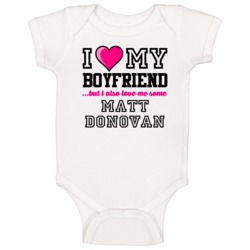 Love My Boyfriend Matt Donovan New York Hockey Player Fan Baby One Pie Love My Boyfriend Matt Donovan New York Hockey Player Fan Baby One Pie
