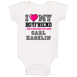 Love My Boyfriend Carl Hagelin New York Hockey Player Fan Baby One Pie Love My Boyfriend Carl Hagelin New York Hockey Player Fan Baby One Pie