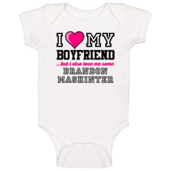 Love My Boyfriend Brandon Mashinter San Jose Hockey Player Fan Baby On Love My Boyfriend Brandon Mashinter San Jose Hockey Player Fan Baby On