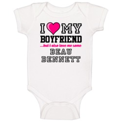 Love My Boyfriend Beau Bennett Pittsburgh Hockey Player Fan Baby One P Love My Boyfriend Beau Bennett Pittsburgh Hockey Player Fan Baby One P