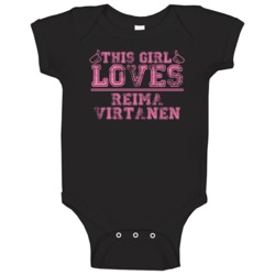 This Girl Loves Reima Virtanen Boxer Baby One Piece This Girl Loves Reima Virtanen Boxer Baby One Piece